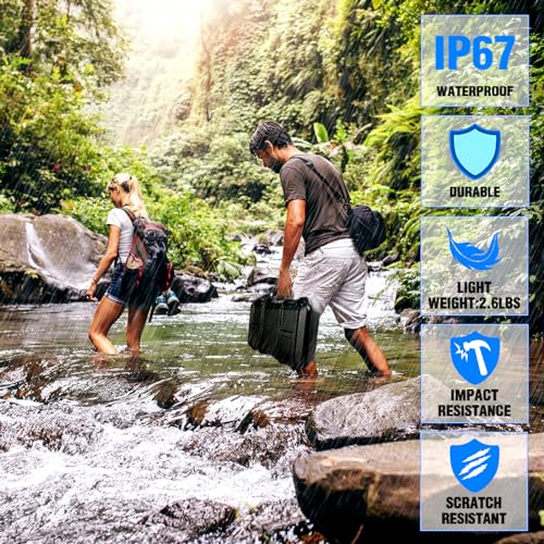 Lockable Hard Shell Handgun Case with Foam