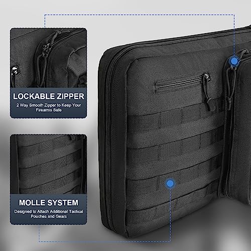 PERFBAGS 42-Inch Soft Double Rifle Backpack Case