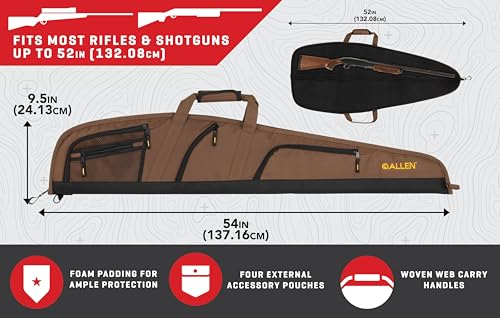 Allen Daytona Shotgun Case, 52" Green/Khaki
