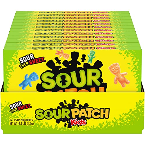 SOUR PATCH KIDS Chewy Candy, 12 Boxes