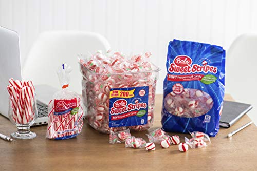 Bob's Soft Peppermint Candy, 350 Individually-Wrapped Pieces