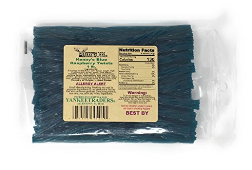 Blue Raspberry Licorice Twists - 1 Pound Bag