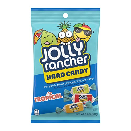 Assorted Tropical Fruit JOLLY RANCHER Hard Candy, 6.5 oz