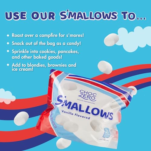 ChocZero Keto Sugar-Free Marshmallows - 10.5 Ounce Bag