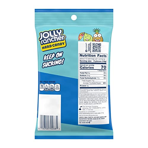 Assorted Tropical Fruit JOLLY RANCHER Hard Candy, 6.5 oz