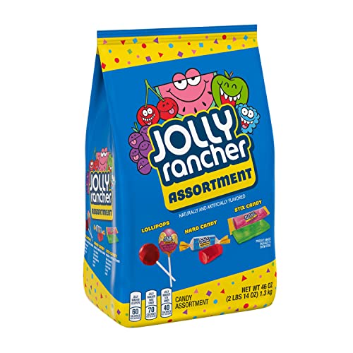 Assorted Fruit Flavored Candy Variety Bag, 46 oz