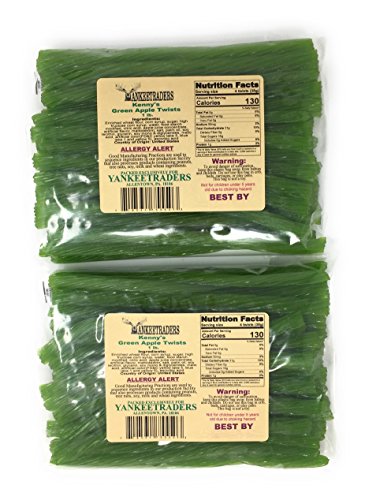Green Apple Licorice Twists - 2 Pounds
