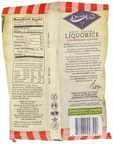 Darrell Lea Strawberry Licorice 7 oz - 2 Pack