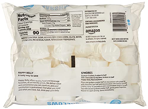 Happy Belly Marshmallows, 10 Oz Bag
