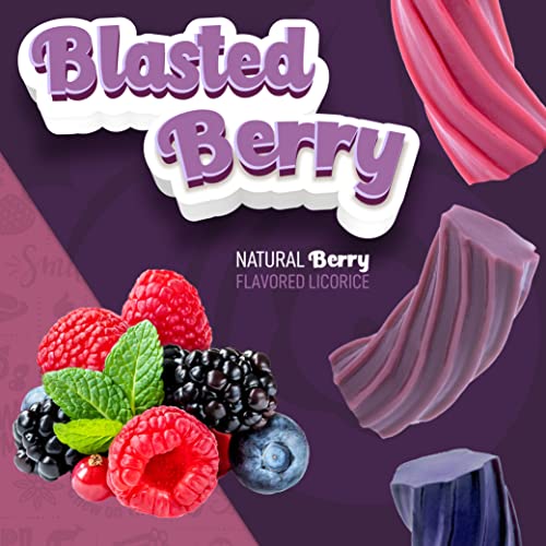 Blasted Berry Chewy Licorice Twists 10oz