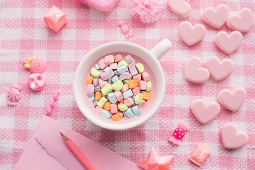 Colorful Mini Dehydrated Marshmallow Bits for Toppings