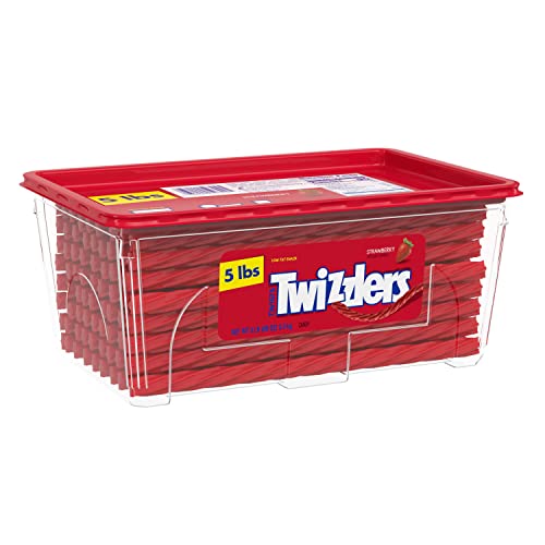Twizzlers Strawberry Flavored Licorice Candy Tub