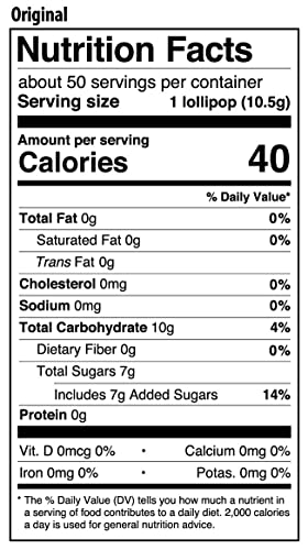 Original Gourmet Mini Cream Swirl Lollipops, 100 Count