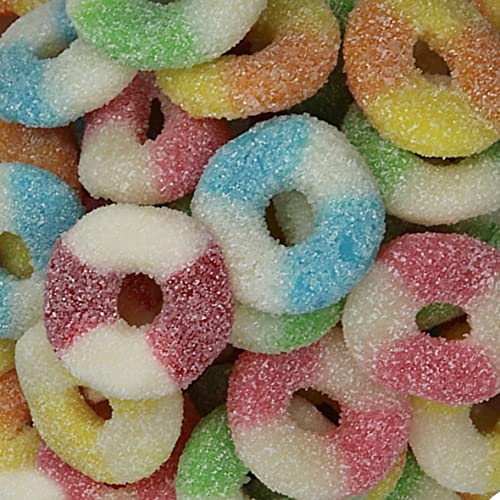 Assorted Mini Sour Gummy Rings Candy - GummiRoos