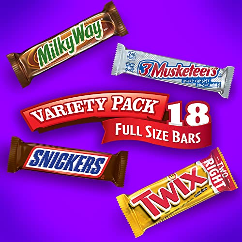 Variety Pack of Individually Wrapped Mars Candy Bars