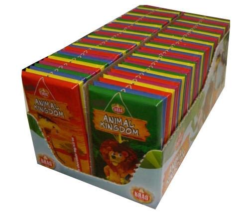 Animal Kingdom Milk Chocolate, CASE, 80x15g (with sticker)