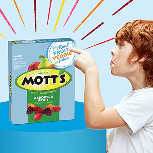 Mott's Assorted Fruit Snacks, 40 Pouches, 0.8 oz
