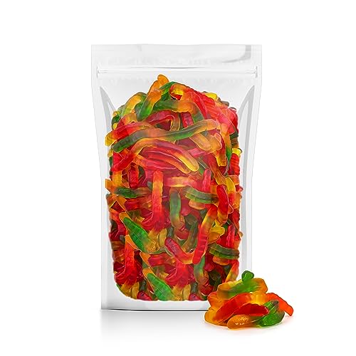 Assorted Fruit Flavored Gummy Worms, 11-Ounce Pack