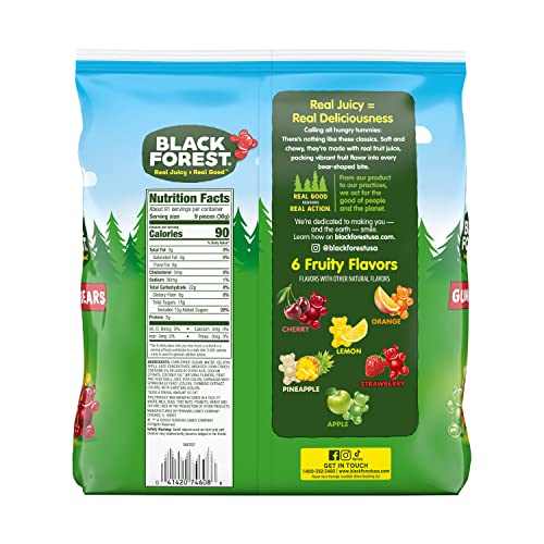 Black Forest Gummy Bears Candy, 6lb Bag