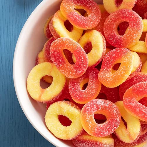 Trolli Peach Flavored Peachie O's 4lb Bulk Bag