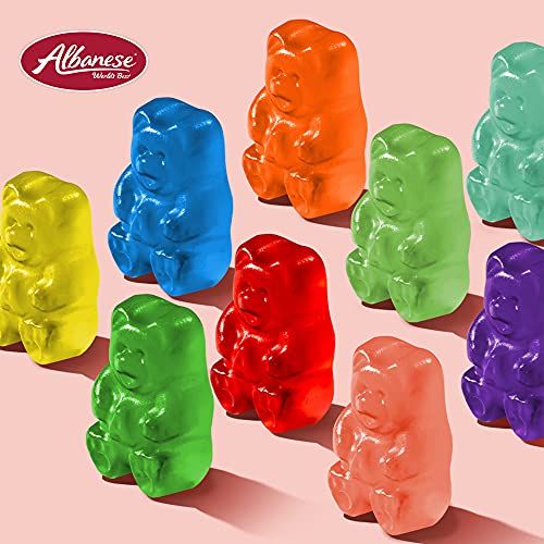 Albanese 12 Flavor Gummi Bears - 5lbs