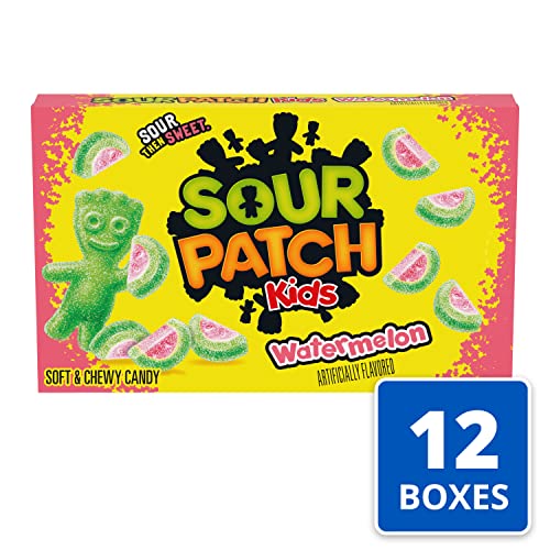 Watermelon Sour Patch Kids Candy - 12 Boxes
