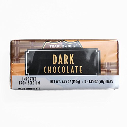 Trader Joe's Belgian Dark Chocolate Bars 3 Variety Pack - 9 Bars, 1.7 oz