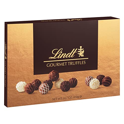 Lindt Assorted Gourmet Truffles Gift Box, 14.7 Ounces