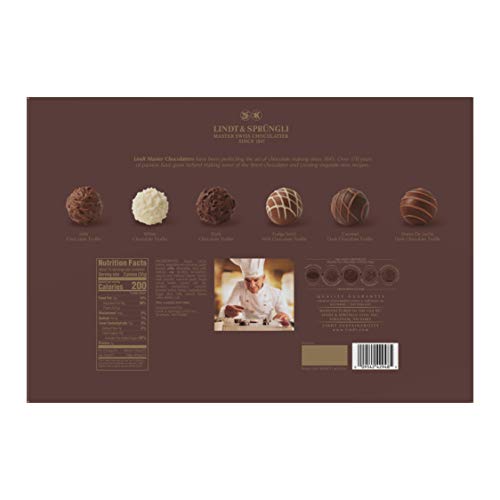 Lindt Assorted Gourmet Truffles Gift Box, 14.7 Ounces