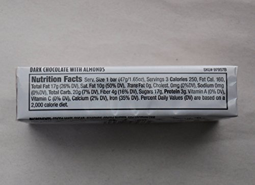 Trader Joe's Belgian Dark Chocolate Bars 3 Variety Pack - 9 Bars, 1.7 oz