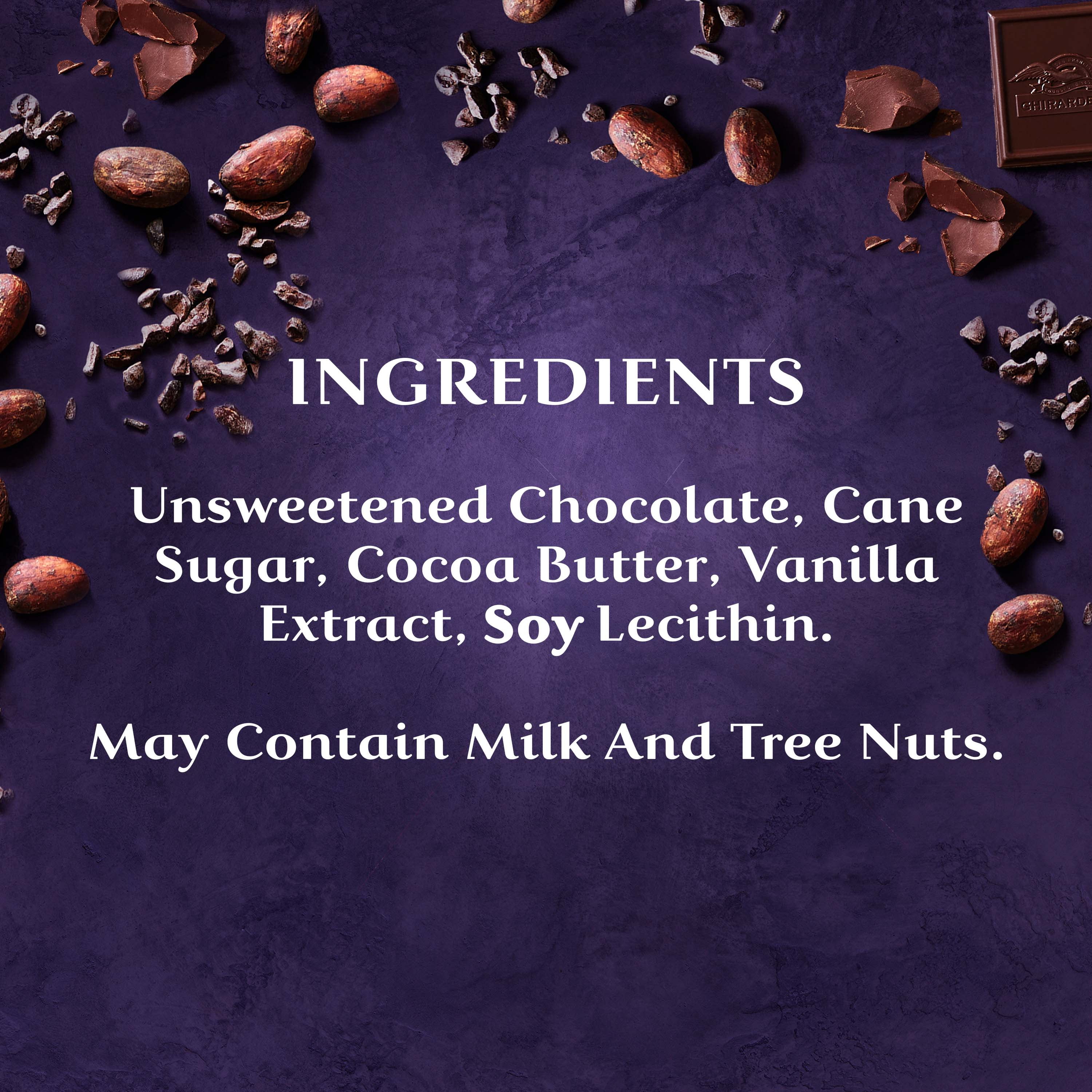 72% Cacao Dark Chocolate Bar by GHIRARDELLI, 3.5 oz