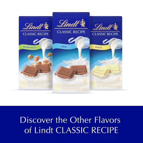 Lindt Classic Recipe Milk Chocolate Bar - 12 Pack