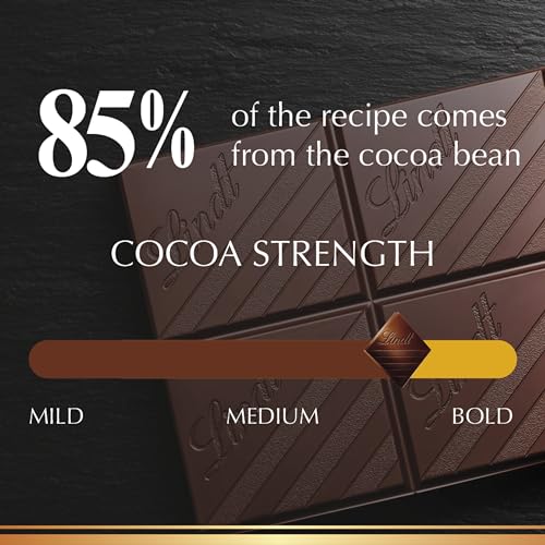 Lindt 85% Dark Chocolate Candy Bar (12 Pack)