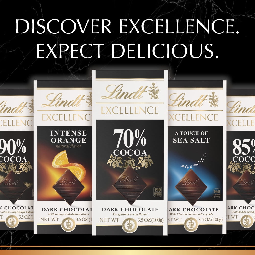 Lindt 70% Cocoa Dark Chocolate Candy Bar