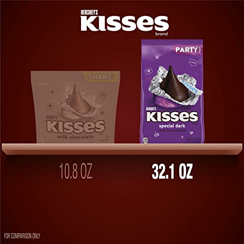 HERSHEY'S KISSES SPECIAL DARK Chocolate Candy, 32.1 oz