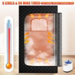 Portable Sauna Tent with Steamer and Remote Control