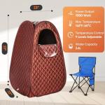 Portable Single Person Sauna Tent with Steam Generator