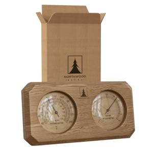 Northwood 2-in-1 Sauna Thermometer & Hygrometer