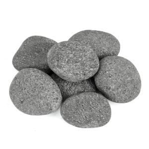 Skyflame Black Lava Rock Pebbles for Fire Pits