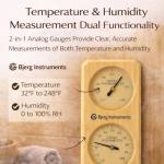 2-in-1 Sauna Thermometer and Hygrometer for Indoors