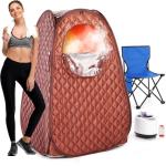 Portable Single Person Sauna Tent with Steam Generator