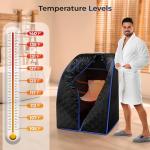 Portable Infrared Home Sauna with Heating Foot Pad