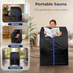 Portable Infrared Home Sauna with Heating Foot Pad