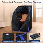 Portable Infrared Home Sauna with Heating Foot Pad