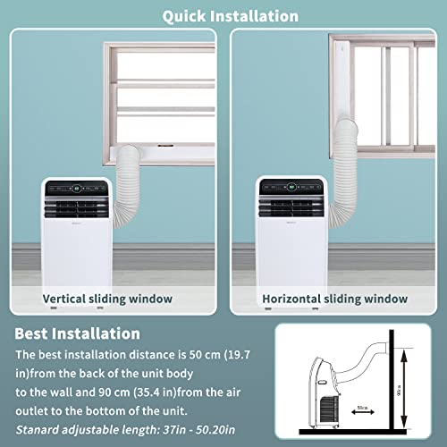 Shinco 12,000 BTU Portable Air Conditioner with Dehumidifier