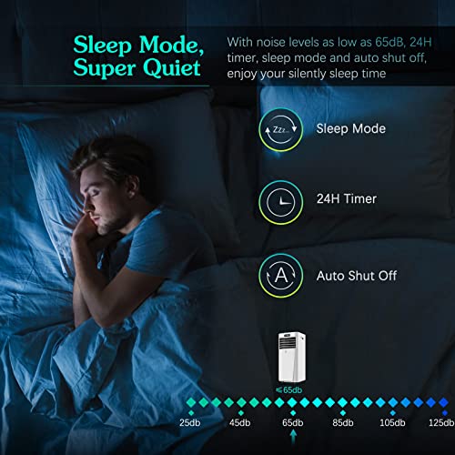 8,500 BTU Portable Air Conditioner - 400 sqft Coverage