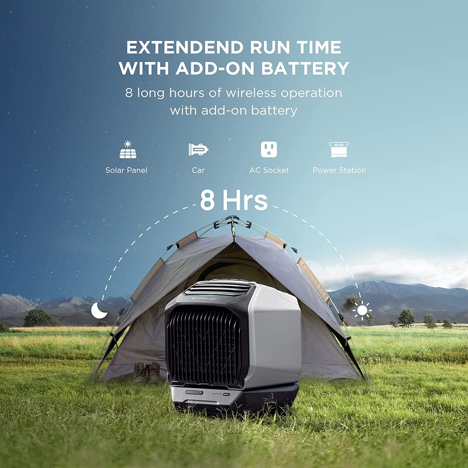 EcoFlow 5100 BTU Portable AC for Camping & Home