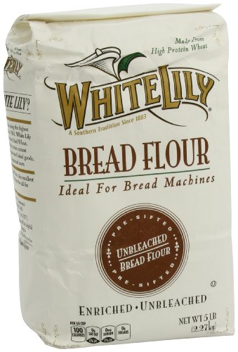 White Lily Unbleached Bread Flour - 5 Pounds