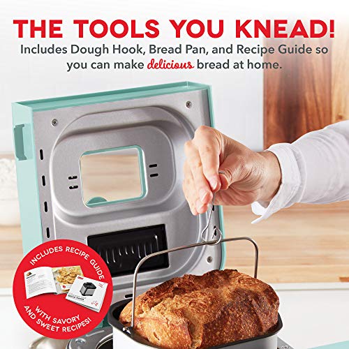 Dash Everyday Silver Bread Maker with 12 Settings