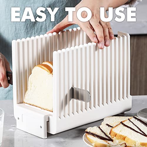 Easy-to-Clean Bread Slicer for Homemade Loaves